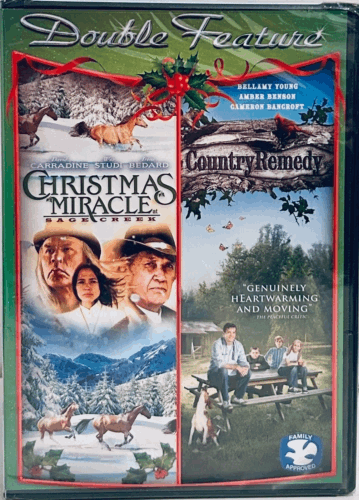 Christmas Miracle at Sage Creek/Country Remedy (DVD, 2010) "Family Approved" NEW