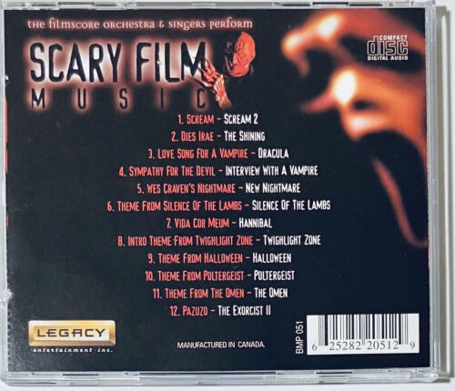 Scary Film Music Audio CD Halloween Scream 2 Wes Craven's New Nightmare RARE OOP