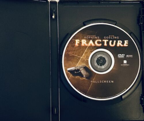 Fracture (DVD, 2007) Full Screen Anthony Hopkins, Ryan Gosling *SV1