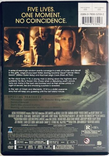 11:14 (DVD, 2003) Comedy Drama Barbara Hershey *A11