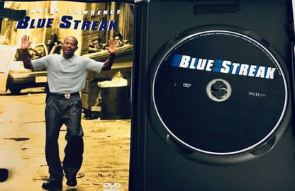 Blue Streak (DVD, 1999) w/ Insert Comedy/Action Martin Lawrence *WM1