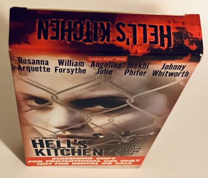 Hell's Kitchen (VHS 1998) Rosanna Arquette Angelina Jolie SCREENER Crime RARE