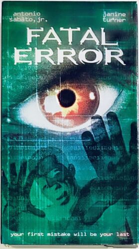 Fatal Error (VHS, 1999) Horror Sci-Fi Antonio Sabato Jr Artisan TV Movie *GR1 Default Title