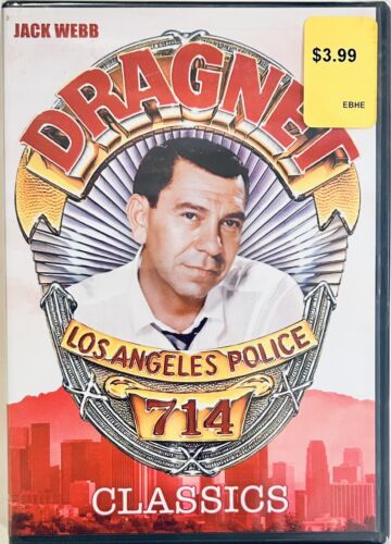 Dragnet Classics (DVD) VOL. 2 Echo Bridge 5 Episodes B&W Brand NEW *A11