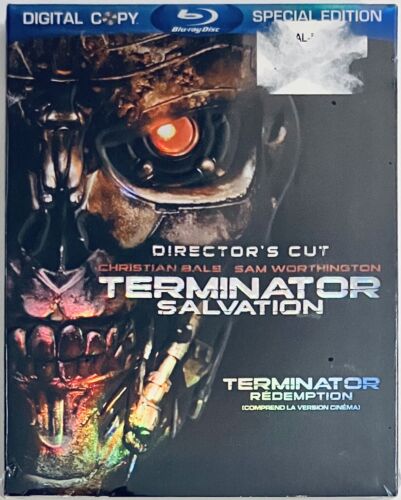 Terminator Salvation (Blu-ray Disc & DVD, 2009) 2-Disc Set w/ Slipcover NEW*GR1