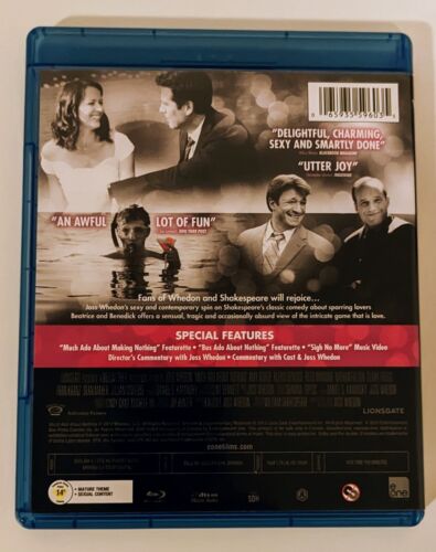 Much Ado About Nothing (Blu-ray Disc, 2013) Joss Whedon Nathan Fillion