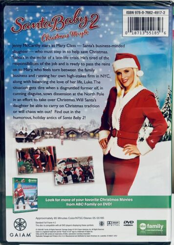 Santa Baby 2 Christmas Maybe (DVD, 2010) Jenny McCarthy - ABC Family OOP NEW*GR1