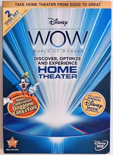 Disney WOW: World of Wonder DVD w/ Slipcover & Inserts 2-Disc Set Home Theater