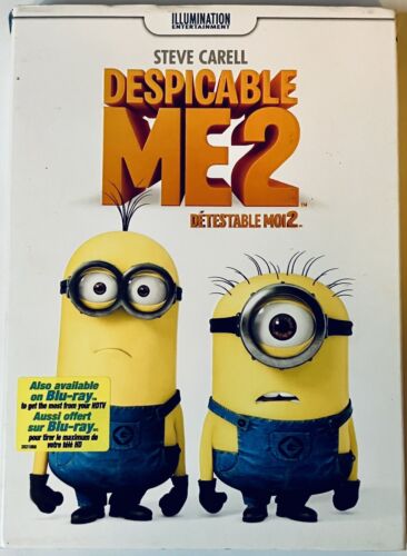 Despicable Me 2 (DVD, 2013) w/ Slipcover BILINGUAL WDS *TR0