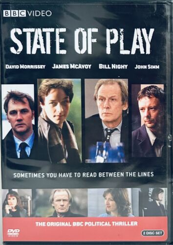 State of Play (DVD 2003) 2-Disc Set BBC Video James McAvoy, Brand SEALED*GR1