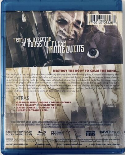 Red Krokodil Blu Ray Director's Cut Blu Ray - MVD Tested RARE OOP