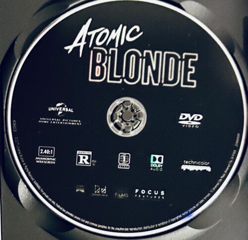 Atomic Blonde (DVD, 2017) Action/Thriller w Slipcover En/Fr Charlize Theron *NE1