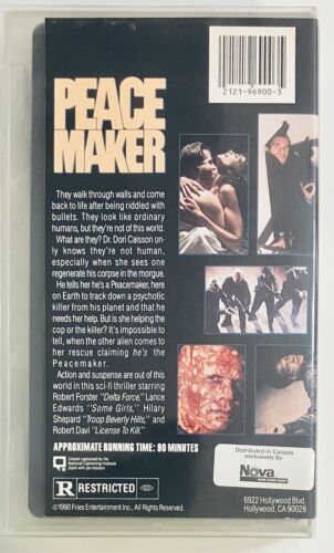 Peace Maker (VHS, 1990) Sci-Fi Thriller Robert Forster Fries Home Video RARE*GR1