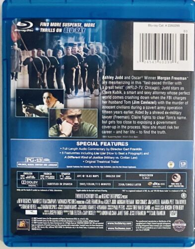 High Crimes (Blu-ray 2002) Ashley Judd, Morgan Freeman En/Fr/Sp Fox OOP *GR1