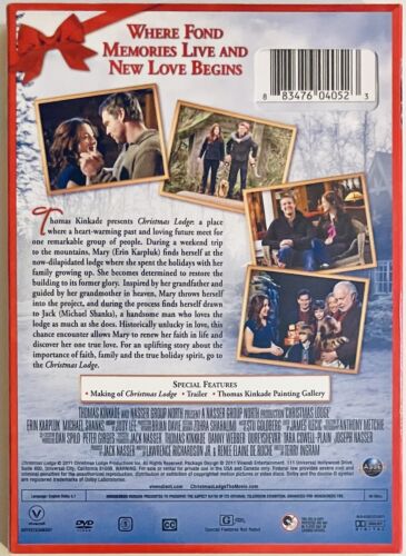 Thomas Kinkade Presents - Christmas Lodge (DVD 2011) w/ Slipcover Brand NEW *DS1