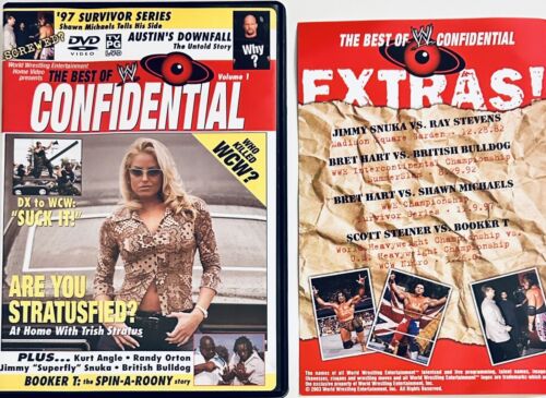 WWE Best of Confidential Volume 1 (DVD, 2003) w/ Inserts Sport/Documentary *GR1 Default Title