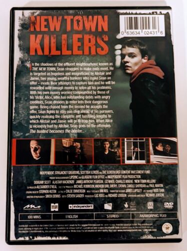 New Town Killers (DVD, 2010) w/ Insert Cult Crime Thriller Region 1 RARE OOP