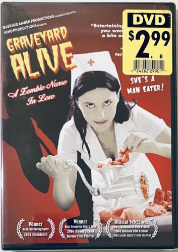 Graveyard Alive - A Zombie Nurse In Love (DVD 2006) Region 1 Horror B&W NEW *RG3