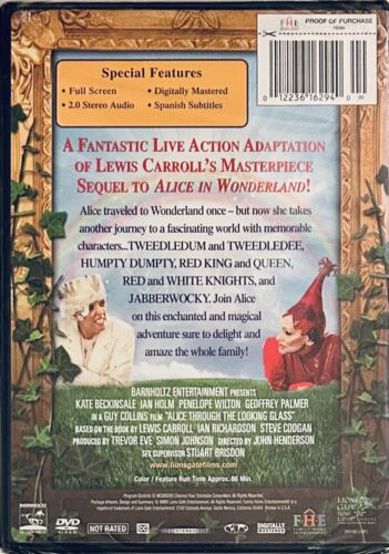 Alice Through the Looking Glass (DVD, 2005) Fantasy Family TV Movie NEW*GR1