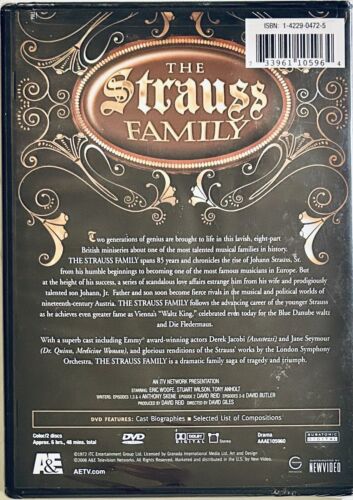 The Strauss Family (DVD, 2008, 2-Disc Set) A&E Mini Series Jane Seymour NEW*GR1