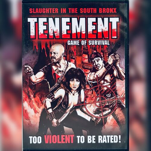 Tenement - Game of Survival (DVD 2003) w/ Insert Horror Shriek Show 1985 NR*GR1