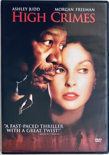 High Crimes (DVD, 2002) w/ Insert Morgan Freeman, Ashley Judd En/Fr/Sp *GR1