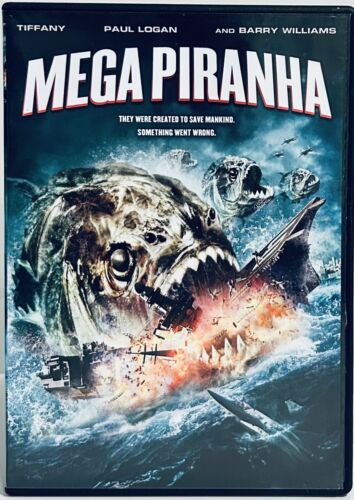 Mega Piranha (DVD 2010) Horror/Sci Tiffany/ Barry Williams, The Asylum *GR1