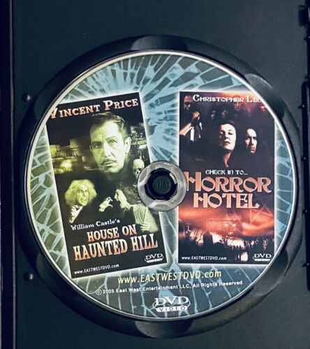 Horror Double Feature (DVD) Hotel House & House On Haunted Hill - Slim Case*GR1