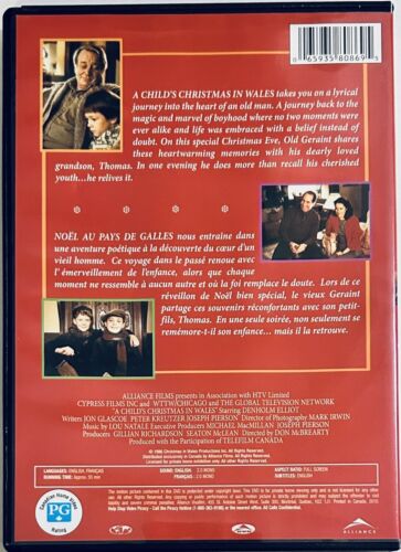 A Child's Christmas in Wales DVD 1986 Dylan Thomas Denholm Elliot En/Fr OOP *GR1