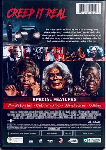 Tyler Perry's Boo 2! A Madea Halloween (DVD 2017) Horror/Comedy eOne *001