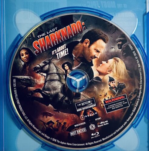 The Last Sharknado: It's About Time! (Blu-ray, 2018) Tara Reid Horror Comedy