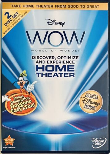 Disney WOW: World of Wonder DVD w/ Slipcover & Inserts 2-Disc Set Home Theater