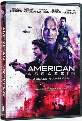 American Assassin (DVD, 2017) Action Thriller Michael Keaton, eOne En/Fr/Sp *WM1