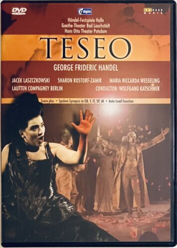 HANDEL Teseo (DVD, 2005) w/ Slipcover Wolfgang Katschner Baroque Opera *GR1