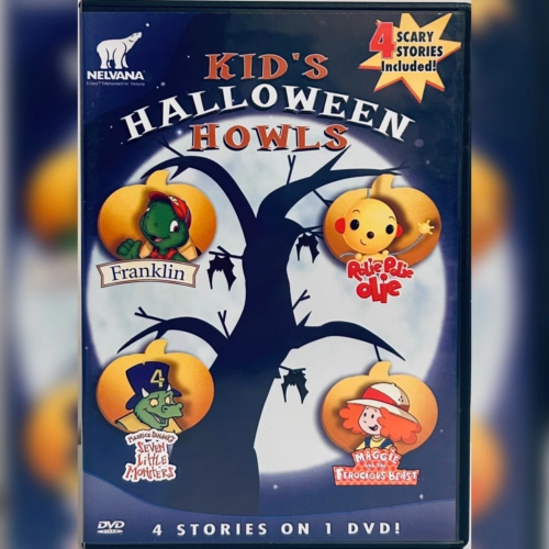 Kids Halloween Howls (DVD) Franklin, Rolie Polie Olie, Maggie, 7 Little Monsters