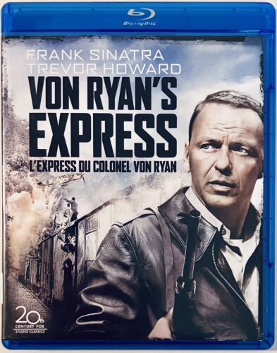 Von Ryan's Express (Blu-ray 1965) WWII Frank Sinatra ENG/SPN/FRN RARE OOP