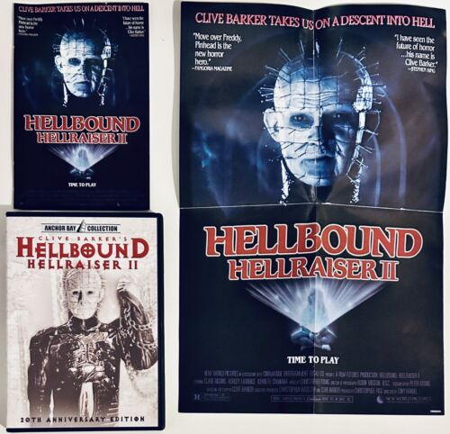 Hellbound: Hellraiser 2 (DVD 2008) w/ Slipcover/Poster Horror Anchor Bay OOP*NE1