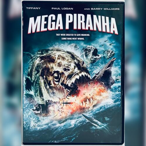 Mega Piranha (DVD 2010) Horror/Sci Tiffany/ Barry Williams, The Asylum *GR1