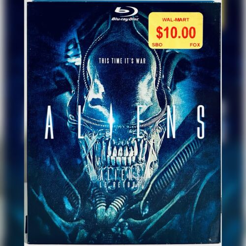 Aliens (Blu-ray 1986) w/ Slipcover Sigourney Weaver Sci-Fi Horror Fox *001