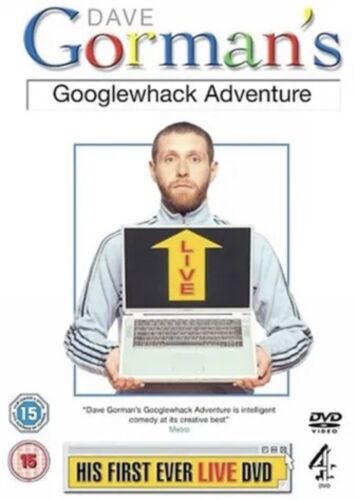 Dave Gorman's Googlewhack Adventure DVD 🌍 Region 2 PAL + Insert Widescreen *D23