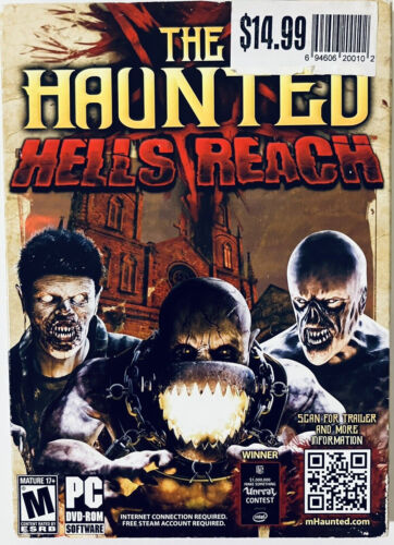 The Haunted Hell's Reach 2011 w/ Slipcover- Windows PC Game Rated Mature