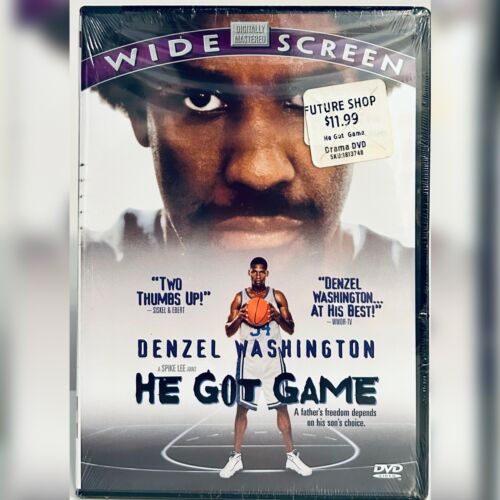 HE GOT GAME (DVD, 1998) Denzel Washington, Sport/Thriller Brand NEW *GR1