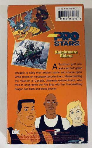 PRO STARS Knightmare Riders VHS Michael Jordan Gretzky Bo Jackson NEW SEALED