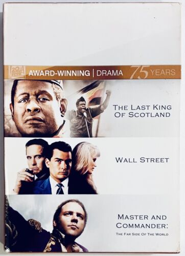 The Last King of Scotland/Master and Commander/Wall Street (DVD 2010) *NE1