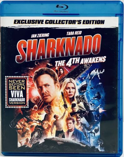 Sharknado: The 4th Awakens (Blu-Ray 2016) Horror/Action Tara Reid The Asylum*GR1