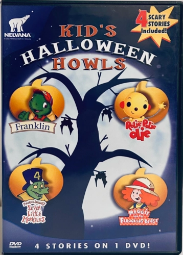 Kids Halloween Howls (DVD) Franklin, Rolie Polie Olie, Maggie, 7 Little Monsters