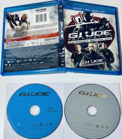 G.I. Joe: Retaliation (Blu-ray/DVD) 2-Discs Extended Cut w/ Slipcover *BD2