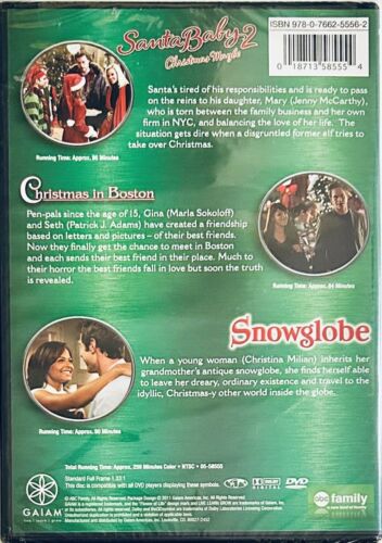 Santa Baby 2, Christmas in Boston, Snowglobe (DVD, 2011) Jenny McCarthy ABC NEW