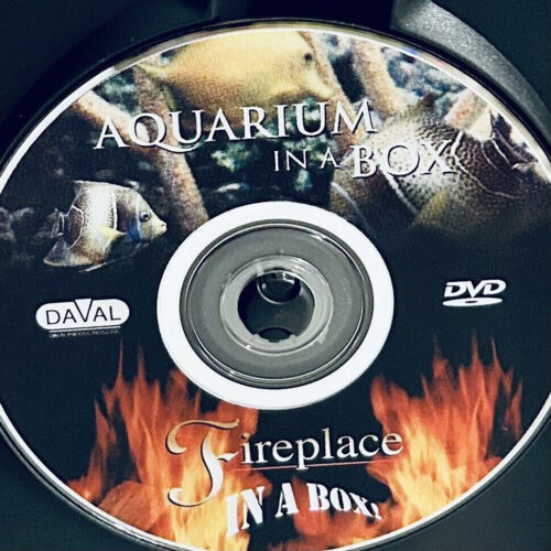 Fireplace In A Box/Aquarium In A Box (DVD) OOP *LS1