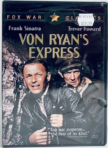 Von Ryan's Express (DVD 1965) WWII Fox War Classics Frank Sinatra Rare OOP NEW